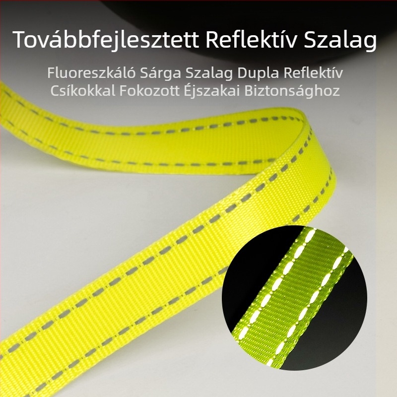 Kisállat póráz 8 m-es póráz kutyapóráz nejlon automatikus behúzható fekete póráz kutyapóráz kisállat kellékek