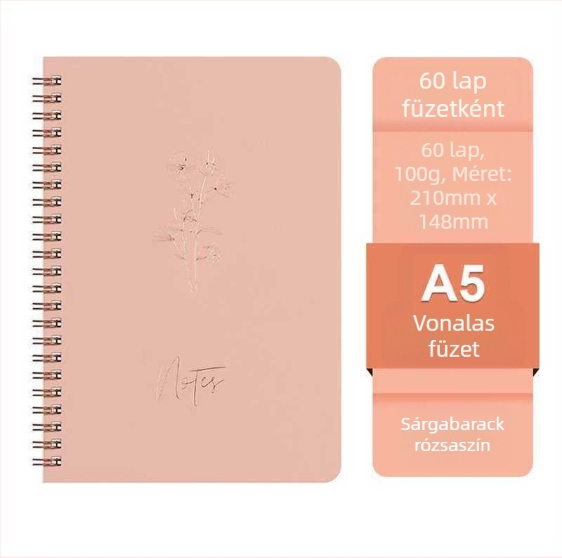 Gyári raktáron lévő tekercses könyv Macaron színes kivehető lapú könyv diák jegyzettömb irodai jegyzetfüzet nagykereskedelem