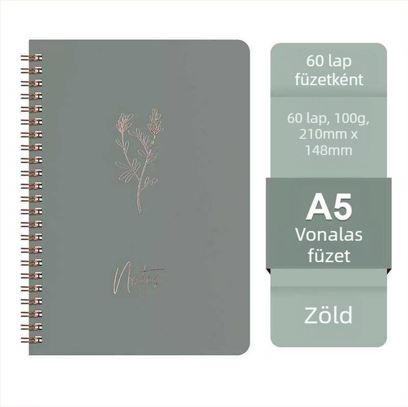 Gyári raktáron lévő tekercses könyv Macaron színes kivehető lapú könyv diák jegyzettömb irodai jegyzetfüzet nagykereskedelem