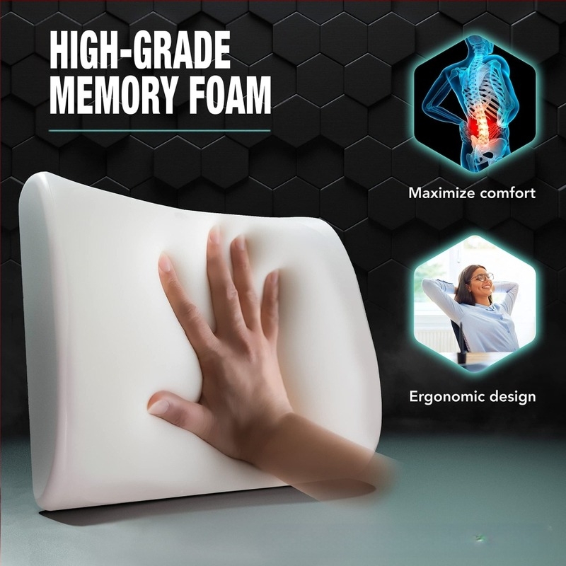 Határokon átnyúló Amazon autó deréktámasz memóriahabos irodai ergonomikus székpárna csípőpárna deréktámasz lassú háttámla
