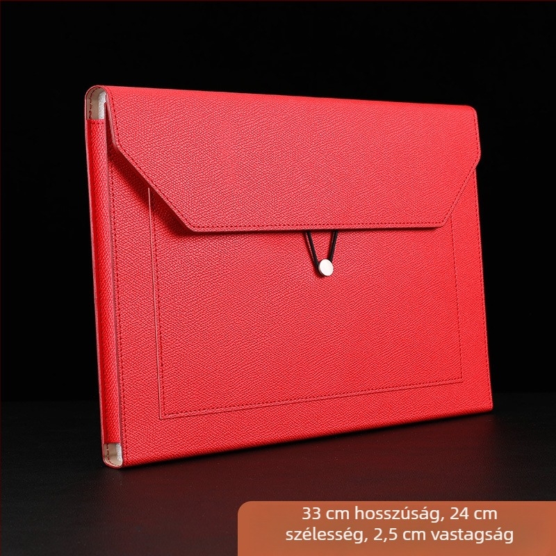 A4-es méretű, vastagított, nagy kapacitású, vízálló konferenciadokumentum-táska, irodai dokumentumtáska, üzleti célú irodai dokumentumokhoz