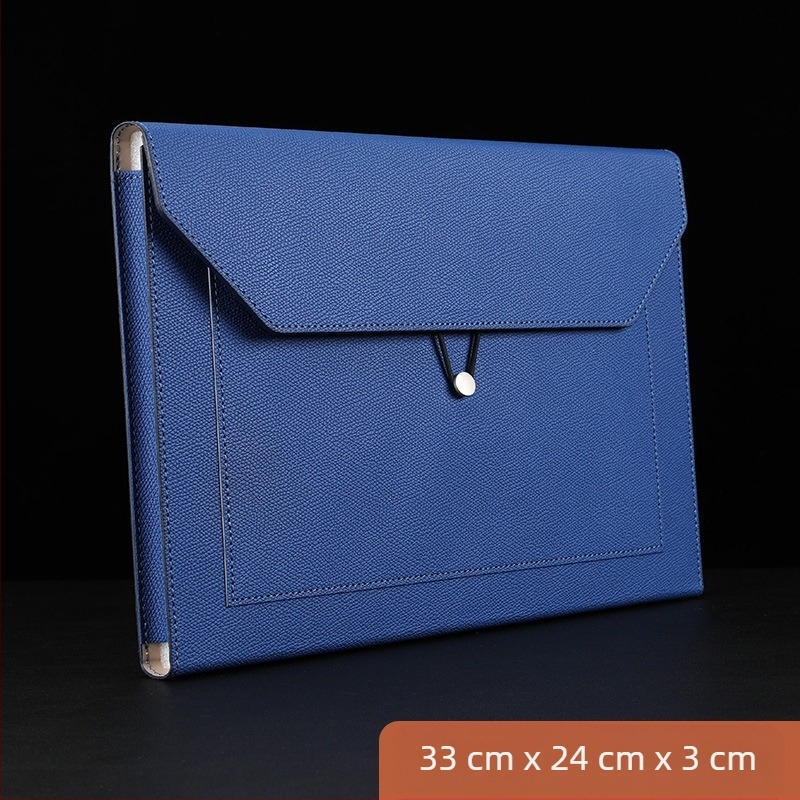 A4-es méretű, vastagított, nagy kapacitású, vízálló konferenciadokumentum-táska, irodai dokumentumtáska, üzleti célú irodai dokumentumokhoz