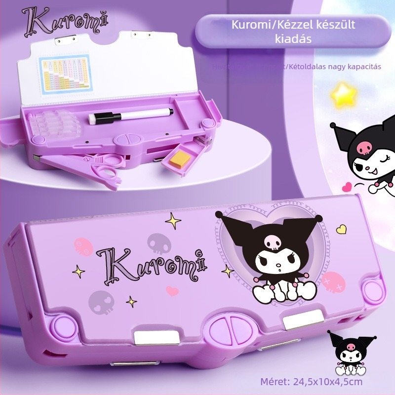 Ne vásároljon belföldi e-kereskedelemből】Multifunkcionális levélpapír doboz, eredeti Sanrio lányoknak szóló kombinált záras tolltartó mechanizmussal