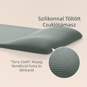 Csíkos szilikon csukló egérpad memóriahabos billentyűzet kéztámasz csuklótámasz egérpad puha és kényelmes irodai egyszerű