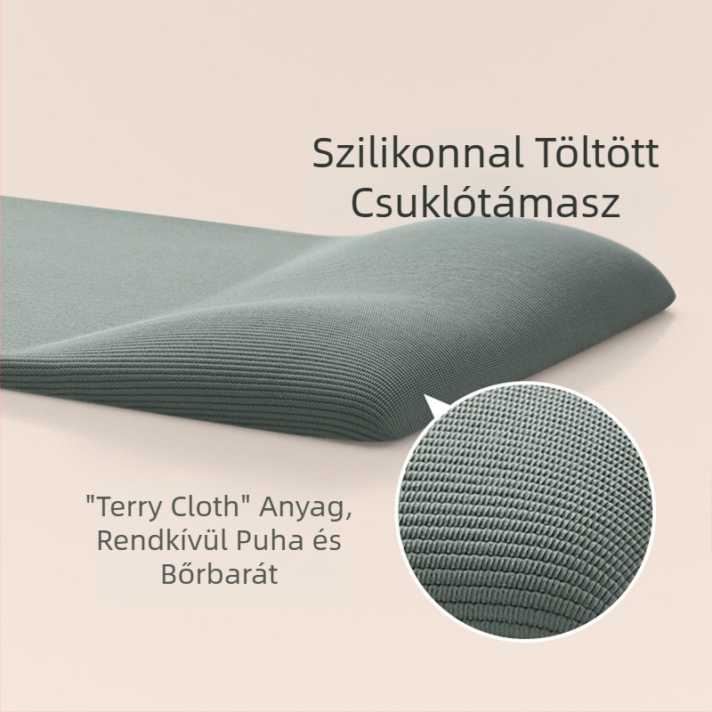 Csíkos szilikon csukló egérpad memóriahabos billentyűzet kéztámasz csuklótámasz egérpad puha és kényelmes irodai egyszerű