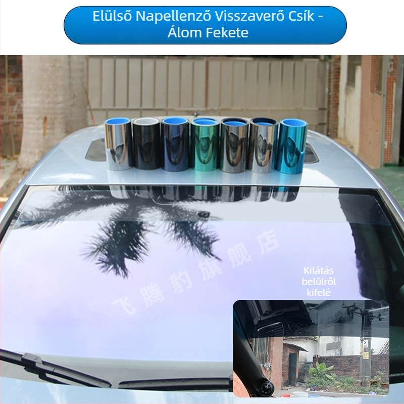 Első napellenző fólia, Fényvisszaverő szigetelő fólia, Dekoratív csík, Napellenző, Félpótkocsi szélvédő, Teherautó napvédő fólia