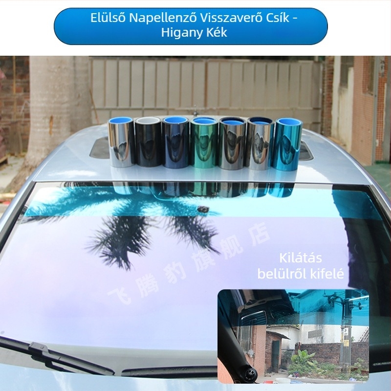 Első napellenző fólia, Fényvisszaverő szigetelő fólia, Dekoratív csík, Napellenző, Félpótkocsi szélvédő, Teherautó napvédő fólia