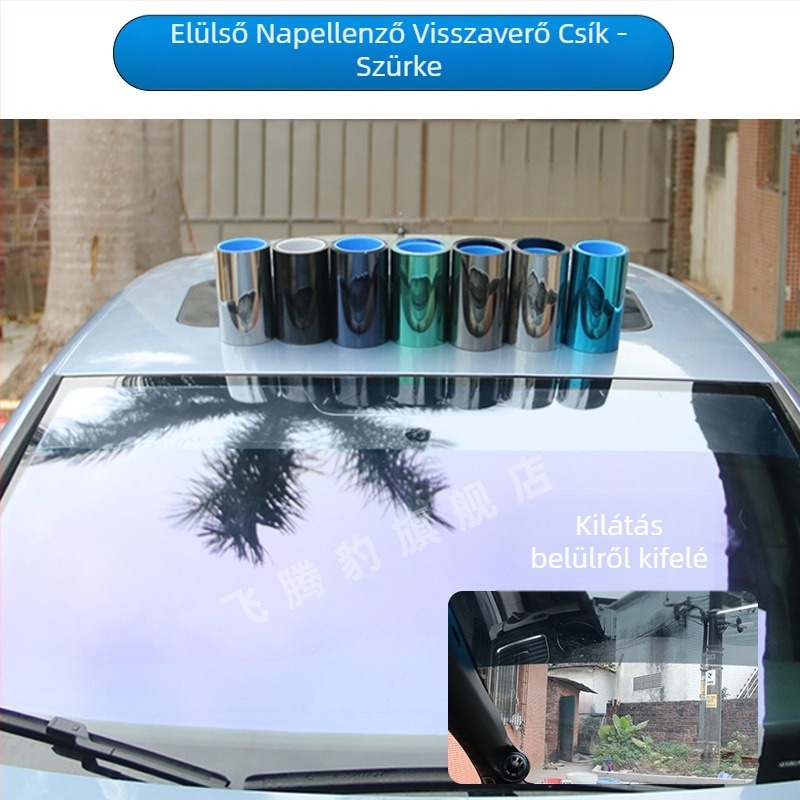 Első napellenző fólia, Fényvisszaverő szigetelő fólia, Dekoratív csík, Napellenző, Félpótkocsi szélvédő, Teherautó napvédő fólia