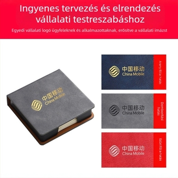 PU sztereó jegyzetdoboz irodai papíráru tárolódoboz jegyzet jegyzet jegyzet jegyzet jegyzet jegyzet jegyzet jegyzet jegyzetfüzet nyomtatható logó nagykereskedelem