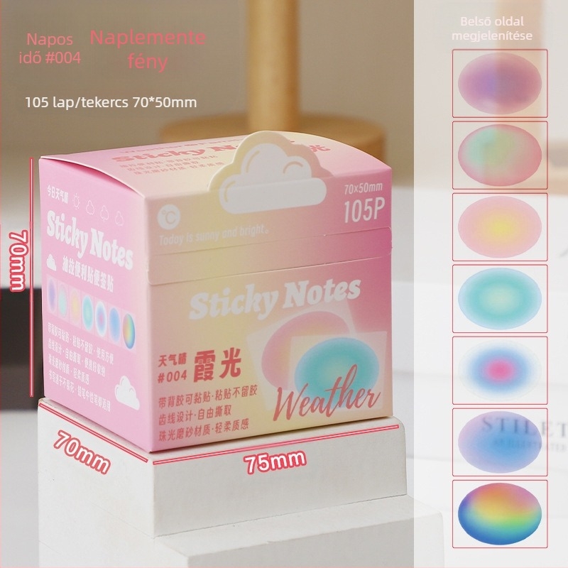 Átlátszó gyöngyházfényű kihúzható Post-it jegyzetek Morandi index matrica diákjegyzetek matrica matrica matrica matrica matrica matrica matrica