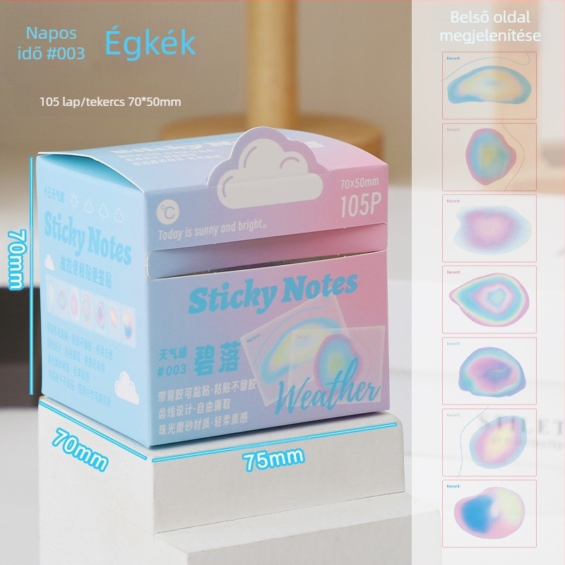 Átlátszó gyöngyházfényű kihúzható Post-it jegyzetek Morandi index matrica diákjegyzetek matrica matrica matrica matrica matrica matrica matrica