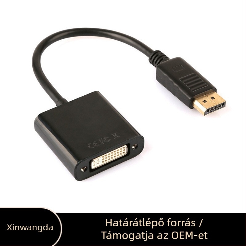 Gyártói jóváhagyással rendelkező Mini Dp Displayport - VGA + HDTV + DVI átalakító kábel Thunderbolt 2 többcsatlakozós