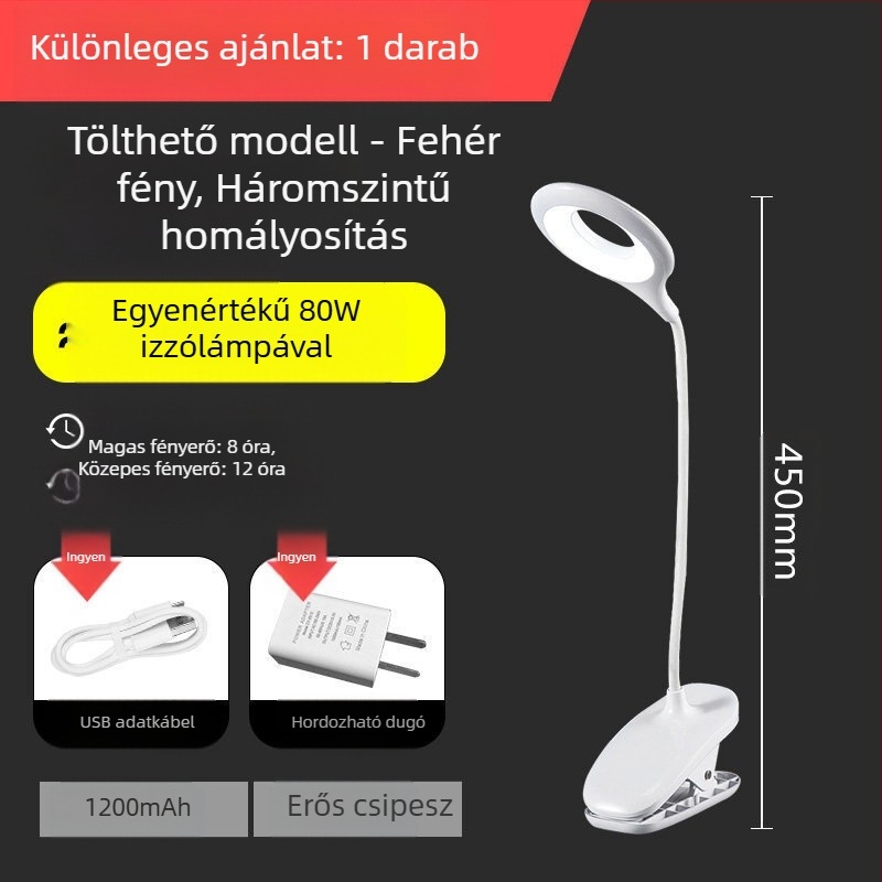 Kis asztali lámpa, szemvédő íróasztal, egyetemi hallgatók írókollégiumi szobája, töltődugó, kettős felhasználású hálószoba éjjeliszekrény