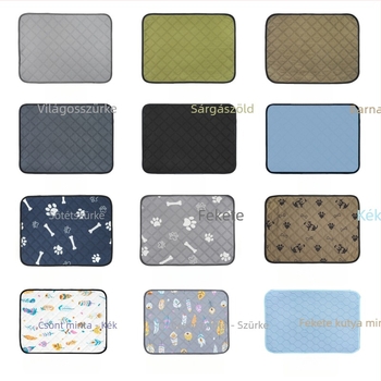 Kisállat pelenkázóbetét Vízálló Mosható Pelenkázóbetét Mosható Erős Tapadókorongos Vastag Kisállat Kiképző Pad Kiskutya Kennel