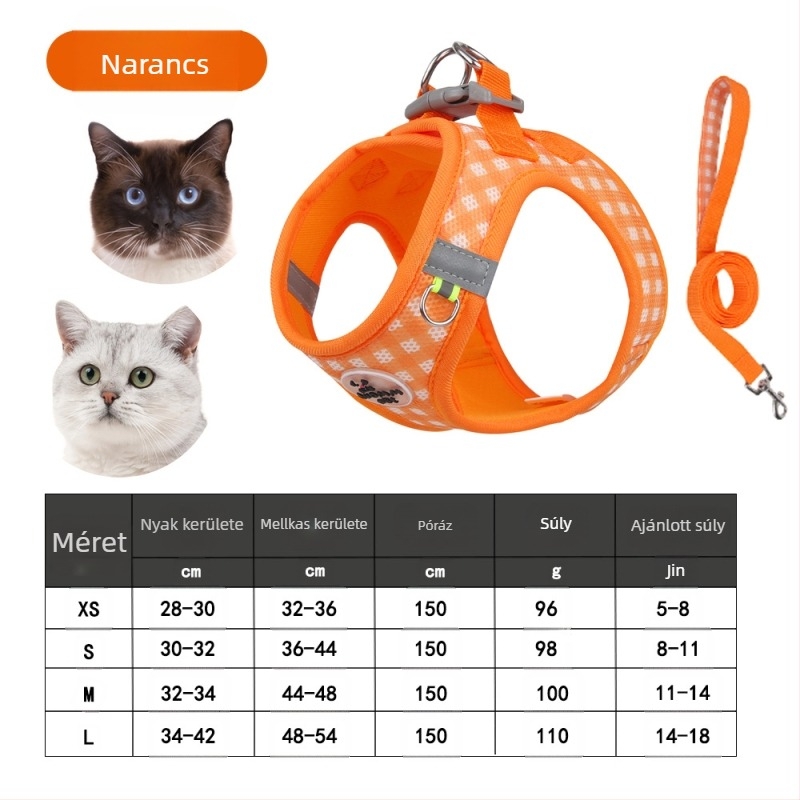 Amazon Explosions macskapóráz kisállat mellkas hát cica kockás nyomtatás lélegző kutya mellkas hát kölyök keresztezett szegéllyel