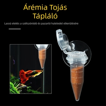 Újévi garnélarák-etető gyűrűs héjas tojásetető automata etető kis halak díszhalak etetése