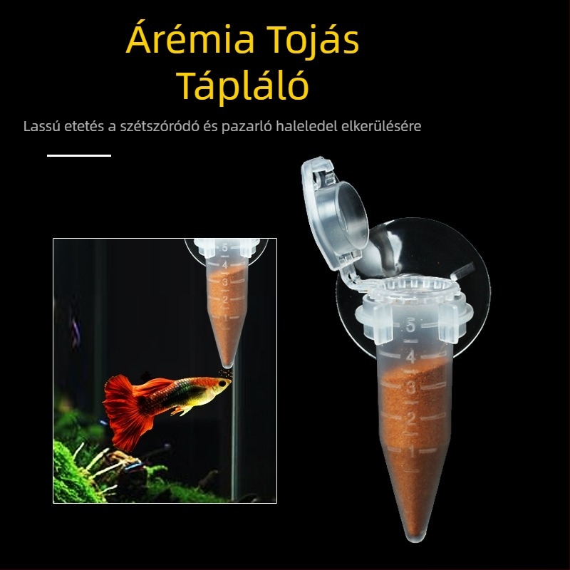 Újévi garnélarák-etető gyűrűs héjas tojásetető automata etető kis halak díszhalak etetése