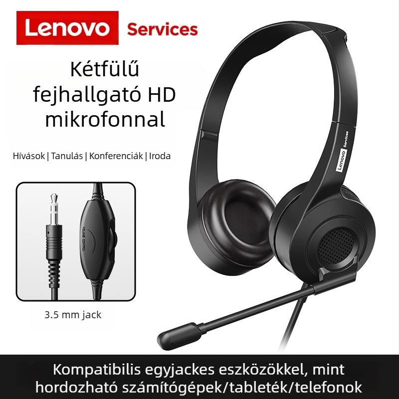 Lenovo fejhallgató telefon fejhallgató konferencia iroda online angol számítógép fejhallgató telefon ügyfélszolgálat akció nagykereskedelem