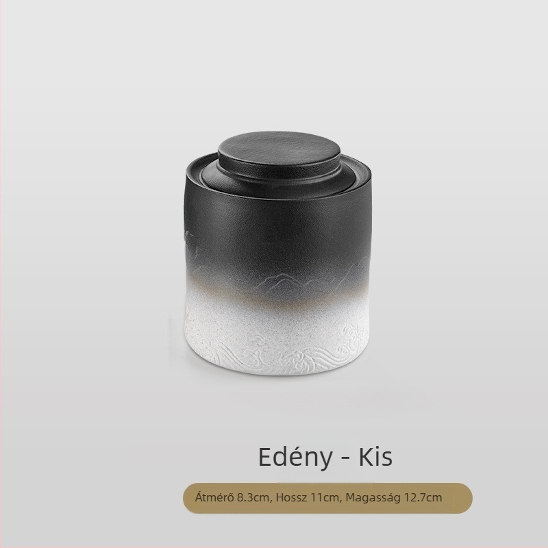 Kisállat urna Fehér Fekete Dombormű Xiangyun Tájkép Tenger Fodrozódás Halál Emlékmű Macska Kutya Tűz Íz