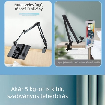 Mobiltelefon-tartó állvány, éjjeliszekrény, mobil állvány, éjjeliszekrény, asztali állvány, univerzális állvány, univerzális élő fotózáshoz való polc