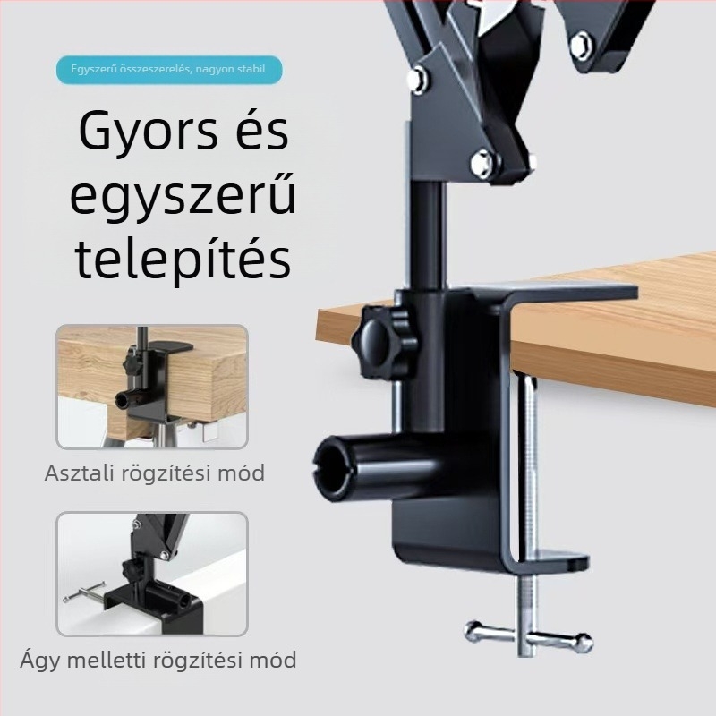 Mobiltelefon-tartó állvány, éjjeliszekrény, mobil állvány, éjjeliszekrény, asztali állvány, univerzális állvány, univerzális élő fotózáshoz való polc