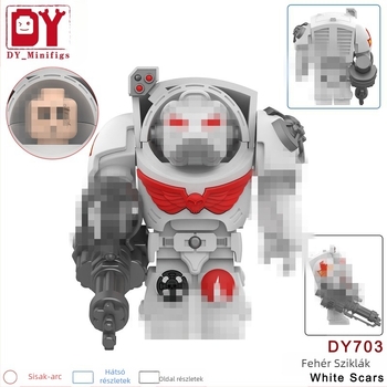 A Külkereskedelem a Dy701-708 Birodalmi Robot Harcos Összeszerelt Építőelem Minifigura Gyerekjátékok Export Táskákra Szakosodott