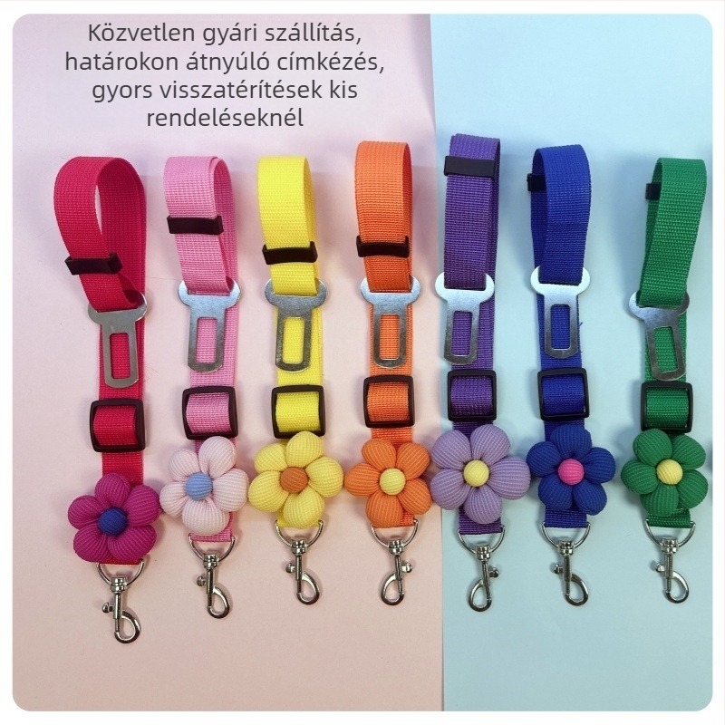 Virágos macskapóráz Kis kutyapóráz Macskapóráz Autós biztonsági csat