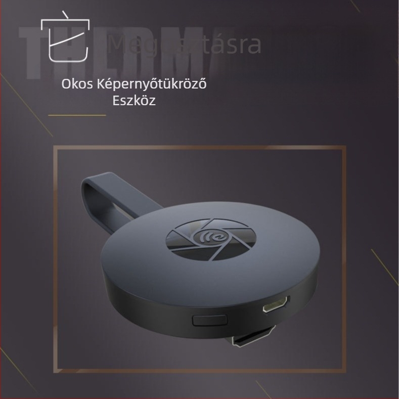 Apple és Android telefonokhoz alkalmas Wifi képernyőprojektor M2M4HDMI Anycast Push Treasure nagyfelbontású képernyővetítő