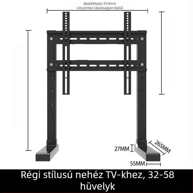 TV talp 17/32/43 ütésmentes asztali magasító konzol asztali számítógép-monitor univerzális akasztó