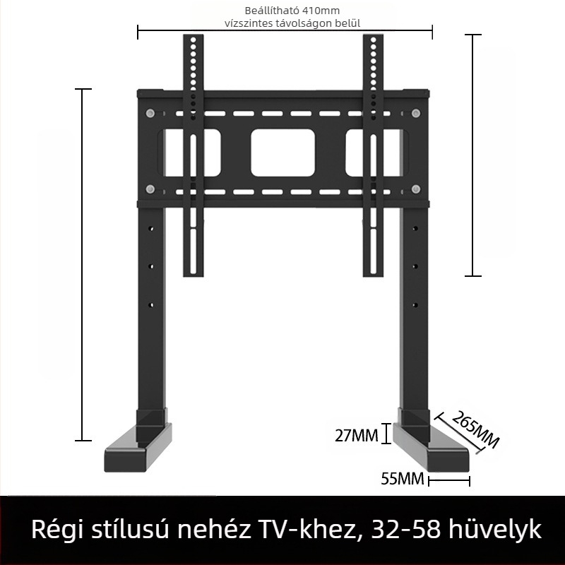TV talp 17/32/43 ütésmentes asztali magasító konzol asztali számítógép-monitor univerzális akasztó