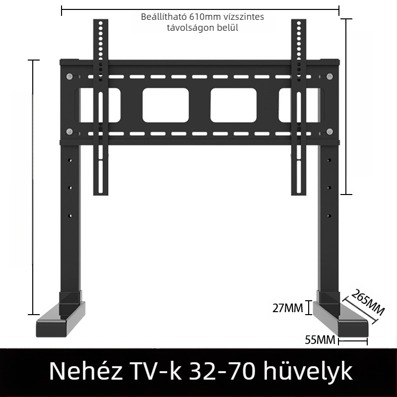 TV talp 17/32/43 ütésmentes asztali magasító konzol asztali számítógép-monitor univerzális akasztó