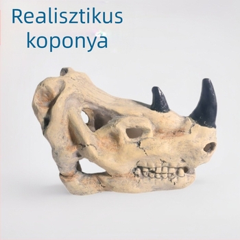 Hüllő Kisállat Elkerülő Lyuk Akvárium Kertépítés Mesterséges Csaptelep Csont Fosszilis Hal és Garnéla Ház Akvárium Dekoráció Kézművesség Egzotikus Kisállat