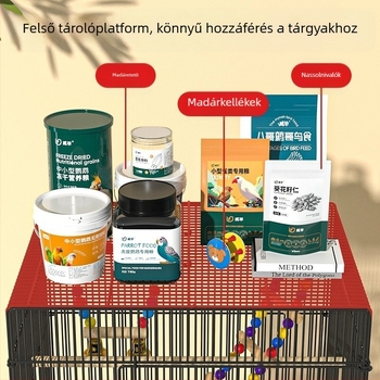 0,8 titkosított madárkalitka papagájkalitka háztartási nagyméretű madárkalitka Xuanfeng tigrisbőr pünkösdi hortenzia gyöngyhöz