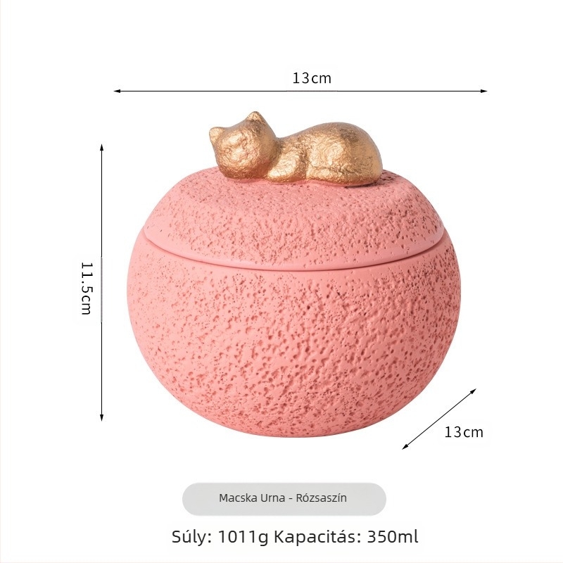Urna kisállat temetkezési célra, emlékdoboz macska és kutya utógondozásra, urna, hamvasztási tárolódoboz, temetkezési kellékek határokon átnyúlóan