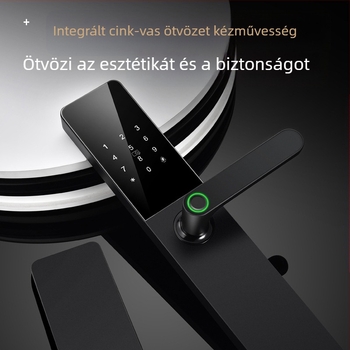 Ingyenes szállítás Arcfelismerő intelligens ajtózár Automatikus ujjlenyomat-zár Jelszózár Otthoni biztonsági ajtó Faajtó Elektronikus zár