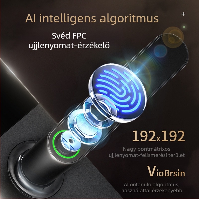 Ingyenes szállítás Arcfelismerő intelligens ajtózár Automatikus ujjlenyomat-zár Jelszózár Otthoni biztonsági ajtó Faajtó Elektronikus zár