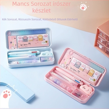 Színátmenetes színű Macskakarom írószer öltöny, mutatós diák írószer ajándéktáska a félév végi tanulási díjakhoz nagykereskedelemben