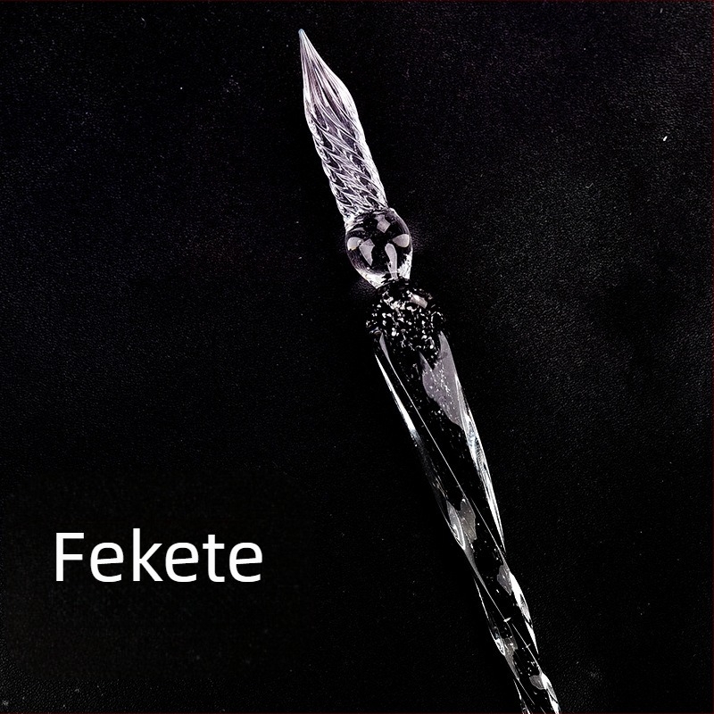 Gyárilag kézzel készített, vízbe mártott világító üvegtoll, világító tábla toll, világító toll