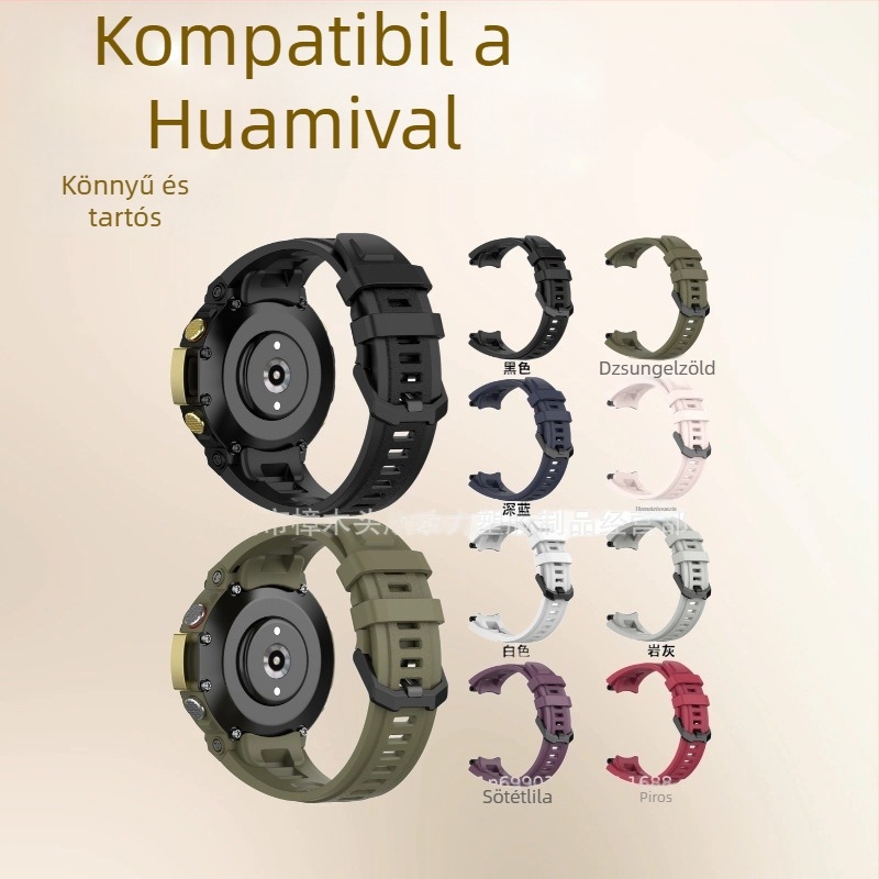 Yuewo Amazfit T-Rex 2-höz alkalmas, hivatalos, ugyanazon gumiszíjjal, Huami Rex 2 szíjjal, eladó