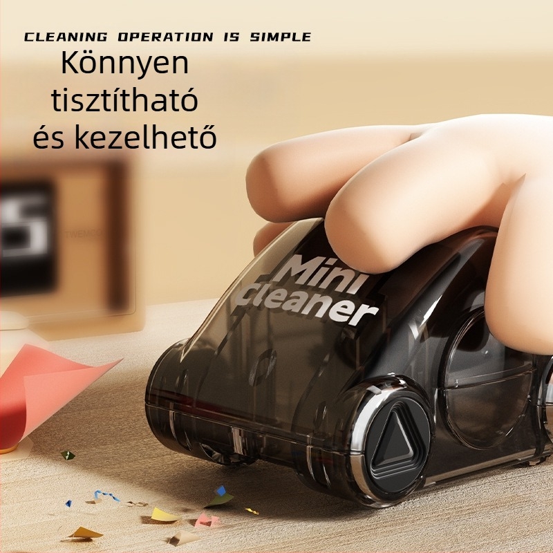 Mini asztali tisztítóautó, szórakoztató diákpapír, ceruzaradír, porgyűjtő, dekompressziós játékautó, kézi modell