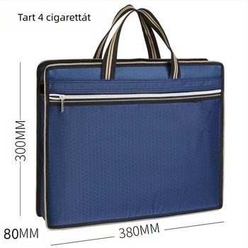 Nagykereskedelmi hordozható Oxford szövetből készült konferencia aktatáska irodai cipzáras irattartó táska adattároló táska irattartó táska nyomtatott logóval