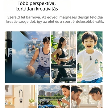 2.7K WIFI támogatással mobiltelefon APP valós idejű visszajátszási nézet függő nyakkamera DV kültéri sportkamera S70