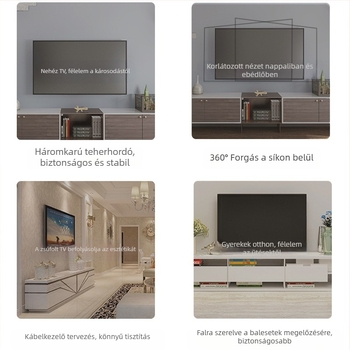 Számítógép LCD monitor konzol falra akasztható forgatható behúzható TV-tartó univerzális fali polc