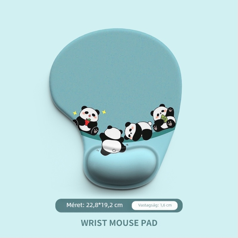 Forró rajzfilm állat szilikon csukló egérpad csuklótámasz asztali pad kép egérpad csuklóvédő foltálló