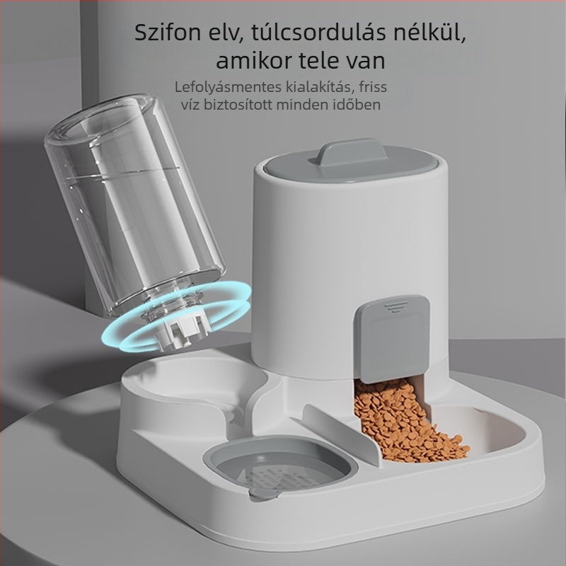 Macskatál, Kutyatál, Macskaeledel-tál, Dupla tál, Automata ivóvíztál, Rizstál, Vizestál, Integrált automata etető, Háziállat-kellékek