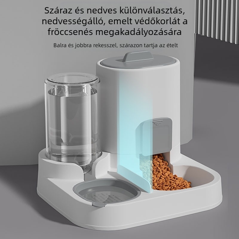 Macskatál, Kutyatál, Macskaeledel-tál, Dupla tál, Automata ivóvíztál, Rizstál, Vizestál, Integrált automata etető, Háziállat-kellékek
