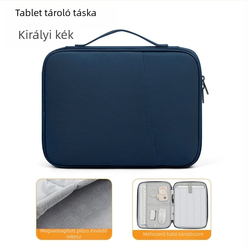 11 hüvelykes iPad hordozható táblagép táska üzleti irodai utazási védőtok fröccsenésgátló vízszintes táblagép belső táska hordozható
