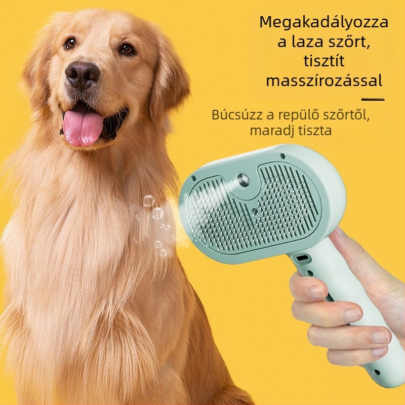Határokon átnyúló kisállat fésű spray fésű macska kisállat kellékek repülő szőr tű fésű kisállat fésű macska fésű