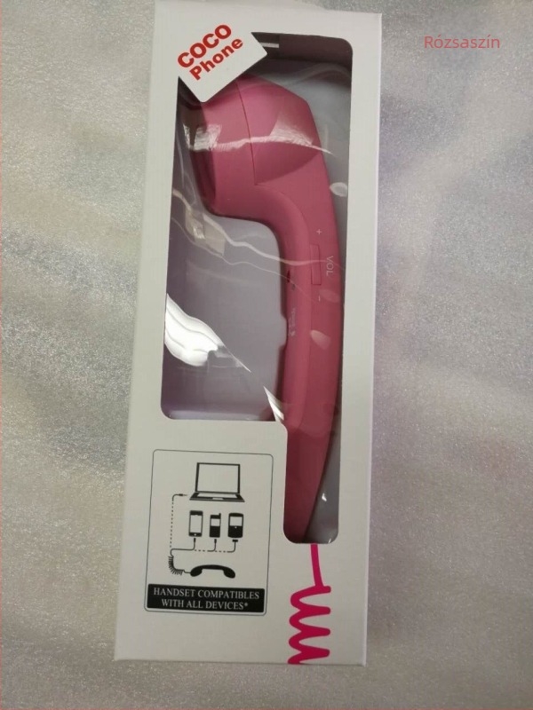 Klasszikus mobiltelefon antik fülhallgató 10 színű, opcionális terhes nőknek való sugárzás elleni retró mobiltelefon nagy fülhallgató gyártók raktáron