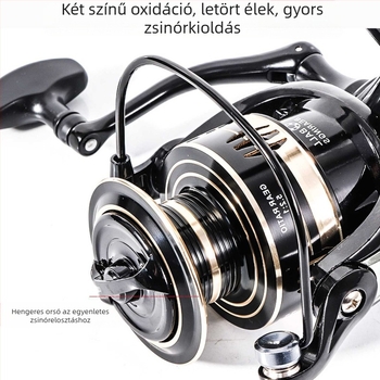 Teljesen fémből készült horgász orsó horgász orsó dobóbot horgászkerék forgó kerék horgászkerék tengeri pole kerék távirányítós dobókerék horgászfelszerelés nagykereskedelem